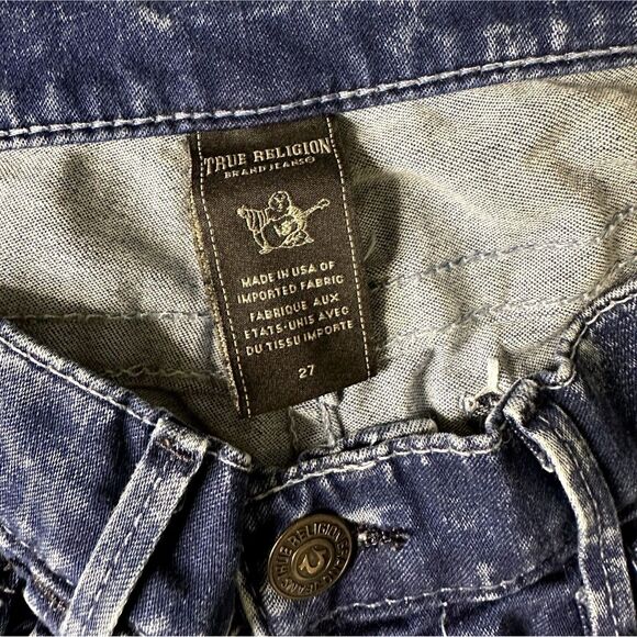 True Religion Abbey Sparkling Ice Super Skinny Jeans Pants Blue 27 bv - Picture 8 of 9